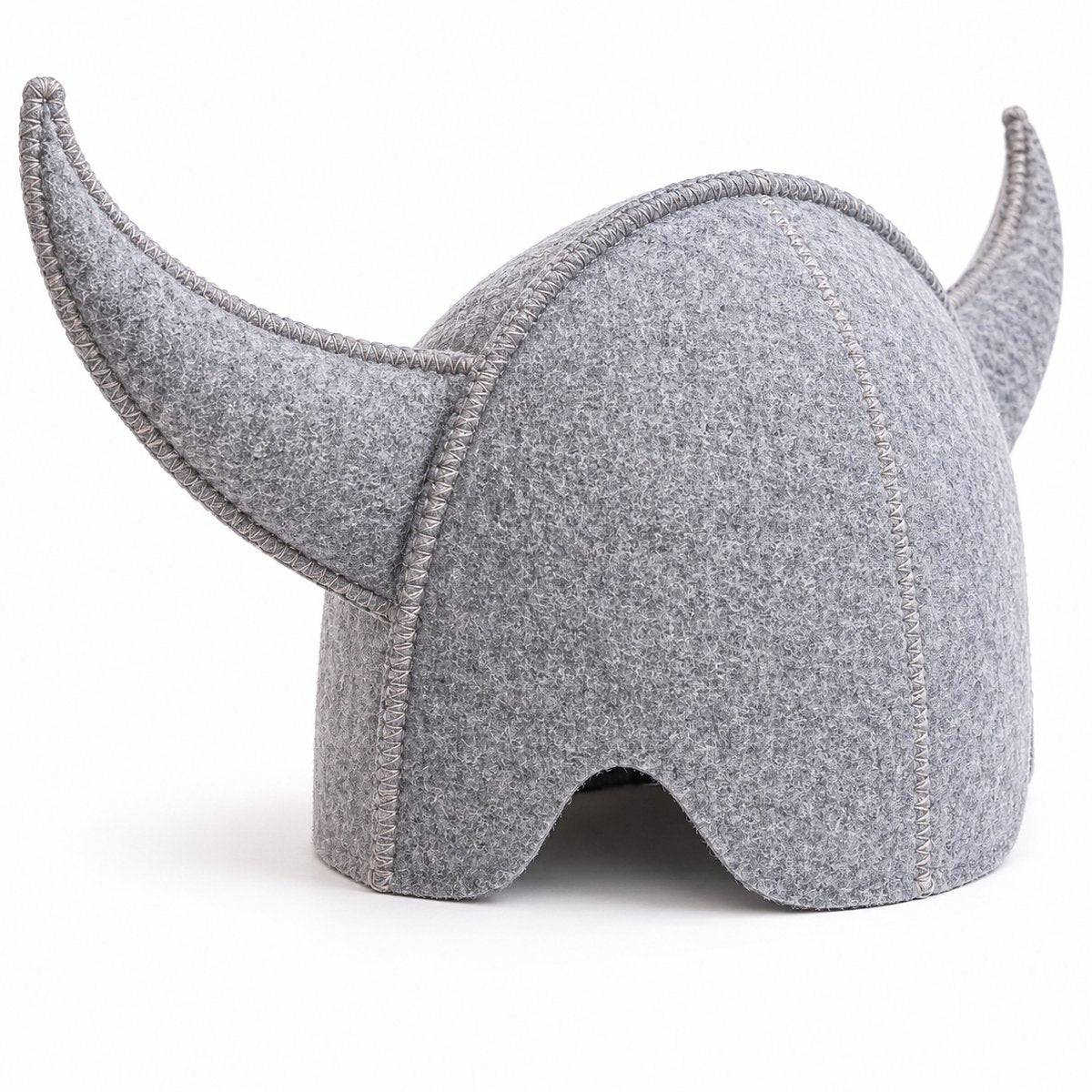 Sauna Hoed Viking 100% Wol - Grijs