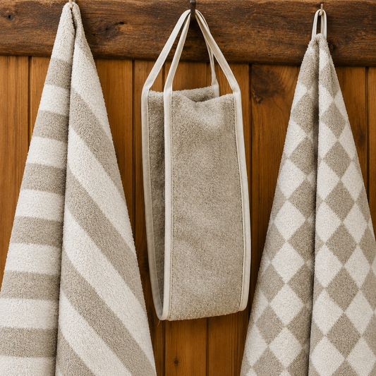 Linnen Scrubband Sauna - Ruggenwasser