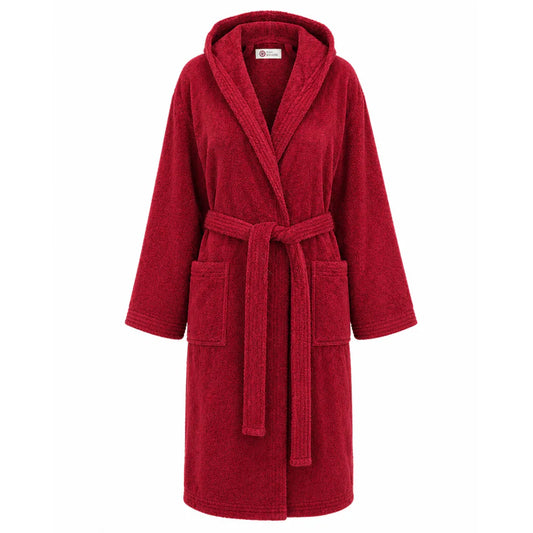 Sauna Badjas Dames met Capuchon - Cream
