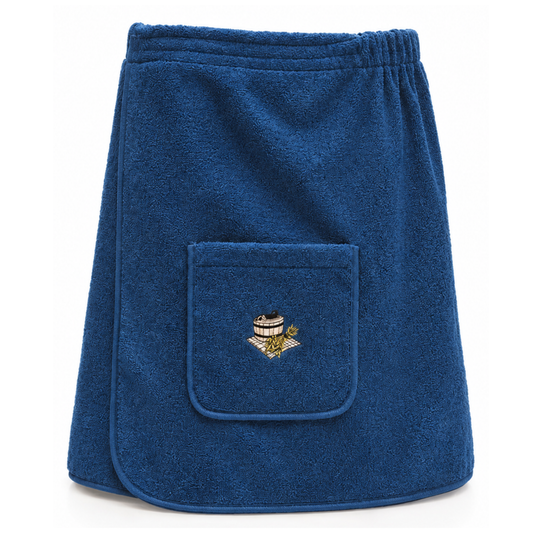 Saunahanddoek Heren Navy