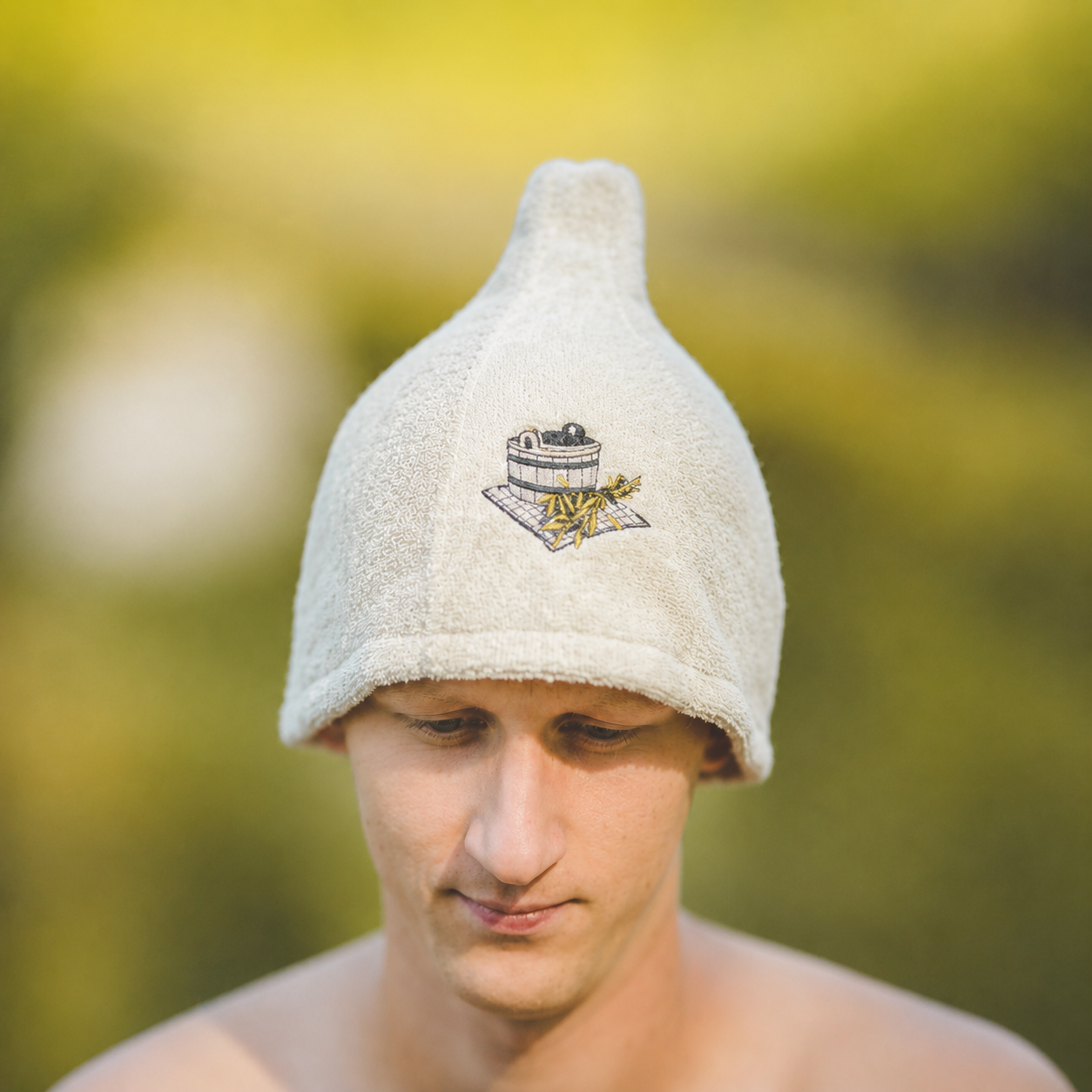 Sauna Muts Linnen/ Katoen - Saunahoed