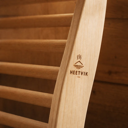Sauna Rugsteun Hout - Ergonomische Rugleuning