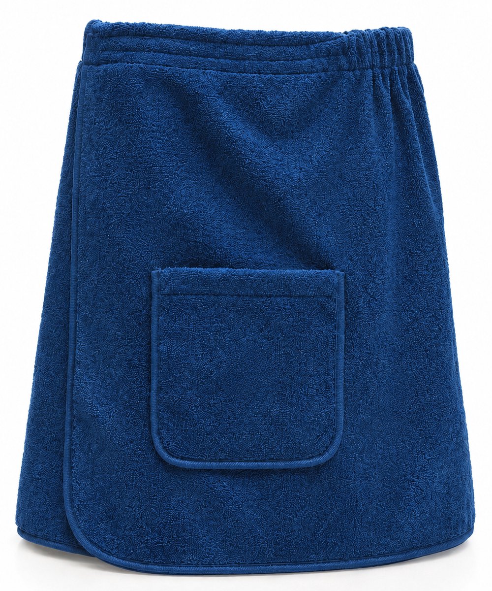Sauna Handdoek Heren - Katoen Donkerblauw XS-XXL