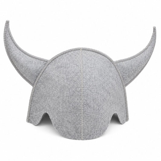 Sauna Hoed Viking 100% Wol - Grijs
