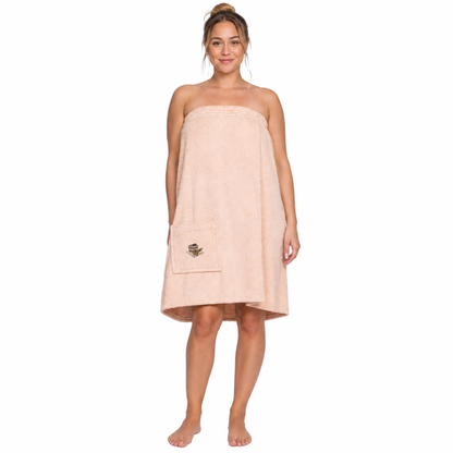 Saunahanddoek Dames Perzik