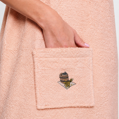 Saunahanddoek Dames Perzik