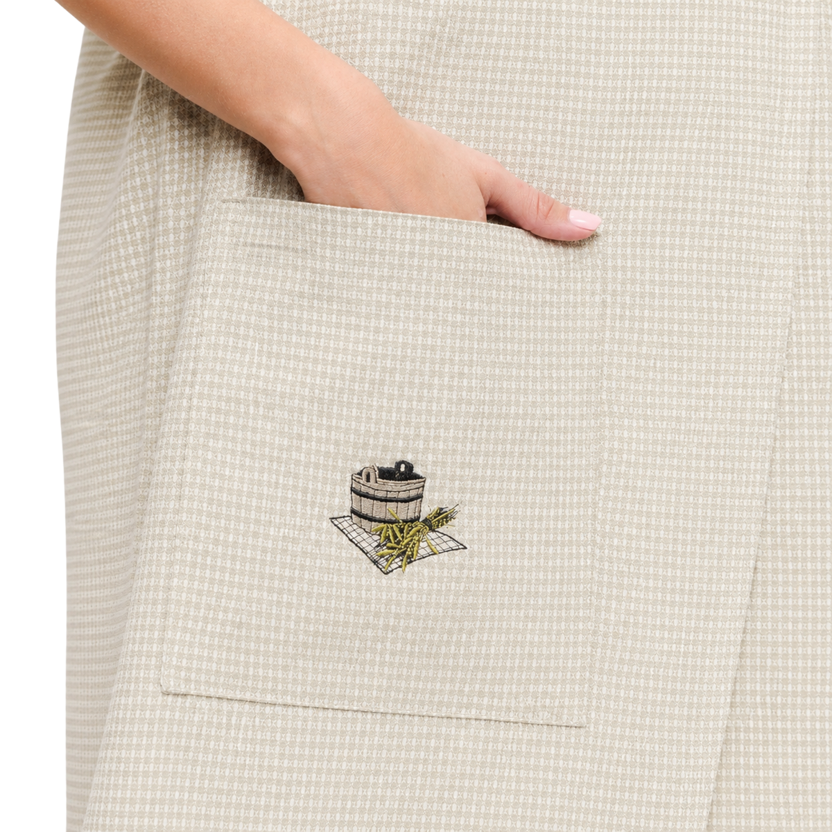 Saunahanddoek Dames Wafel