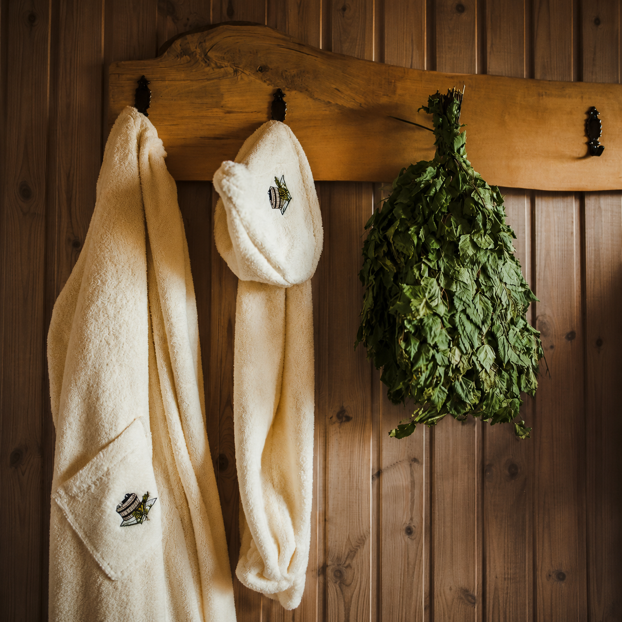 Sauna Muts Katoen - Beige