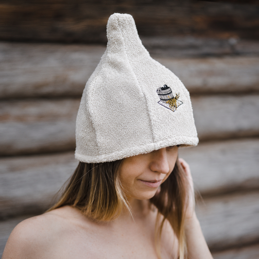 Sauna Muts Katoen - Beige