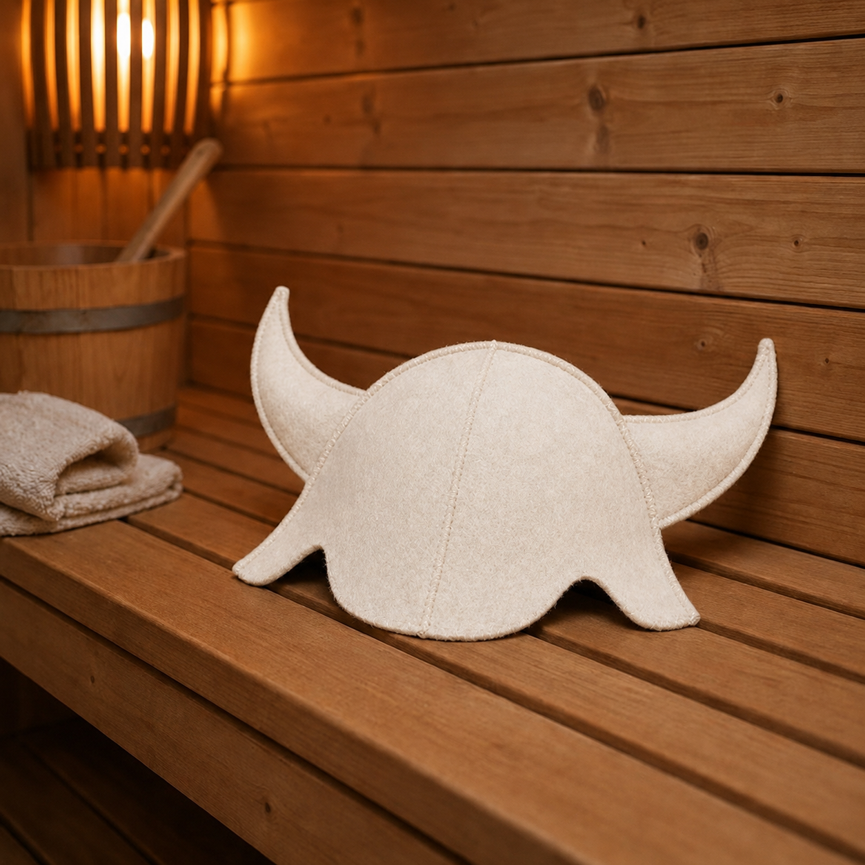 Sauna Hoed Viking 100% Wol