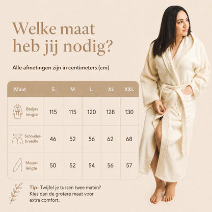 Sauna Badjas Dames met Capuchon - Burgundy