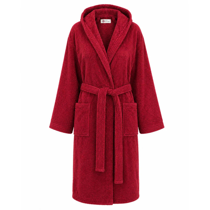 Sauna Badjas Dames met Capuchon - Cream