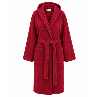 Sauna Badjas Dames met Capuchon - Cream