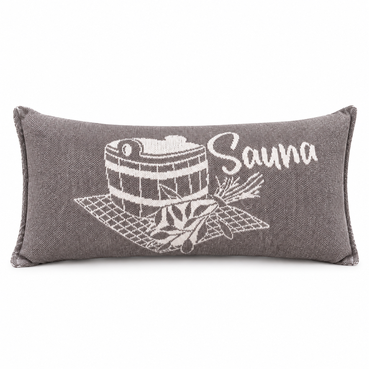 Sauna Kussen Katoen - Lichtgrijs