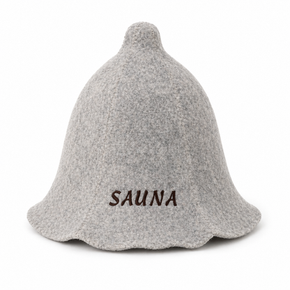 Sauna Muts Wol/ Polyester- Saunahoed