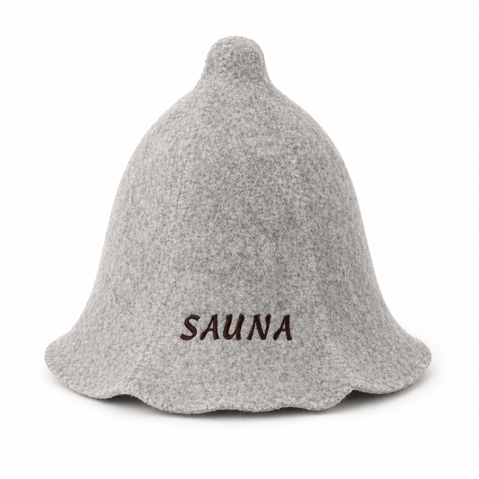 Sauna Muts Wol/ Polyester- Saunahoed
